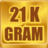 21K Gold price per Gram in EUR